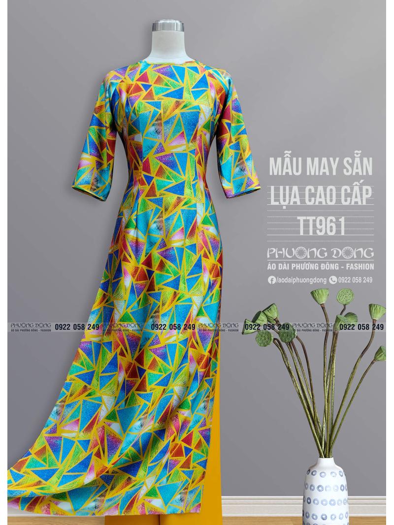 Áo Dài Truyền Thống Lụa Cao Cấp TT961